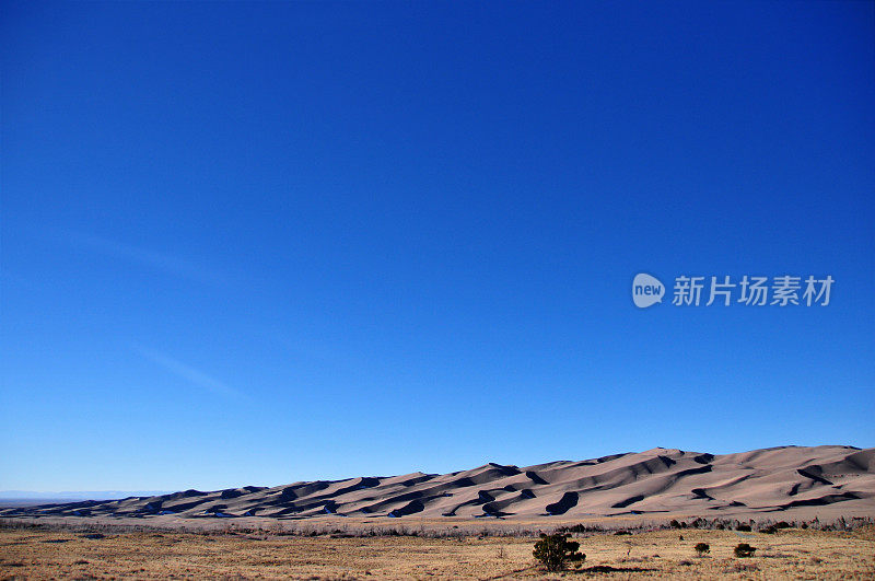 大沙丘NP -沙丘场和沙地，科罗拉多，美国